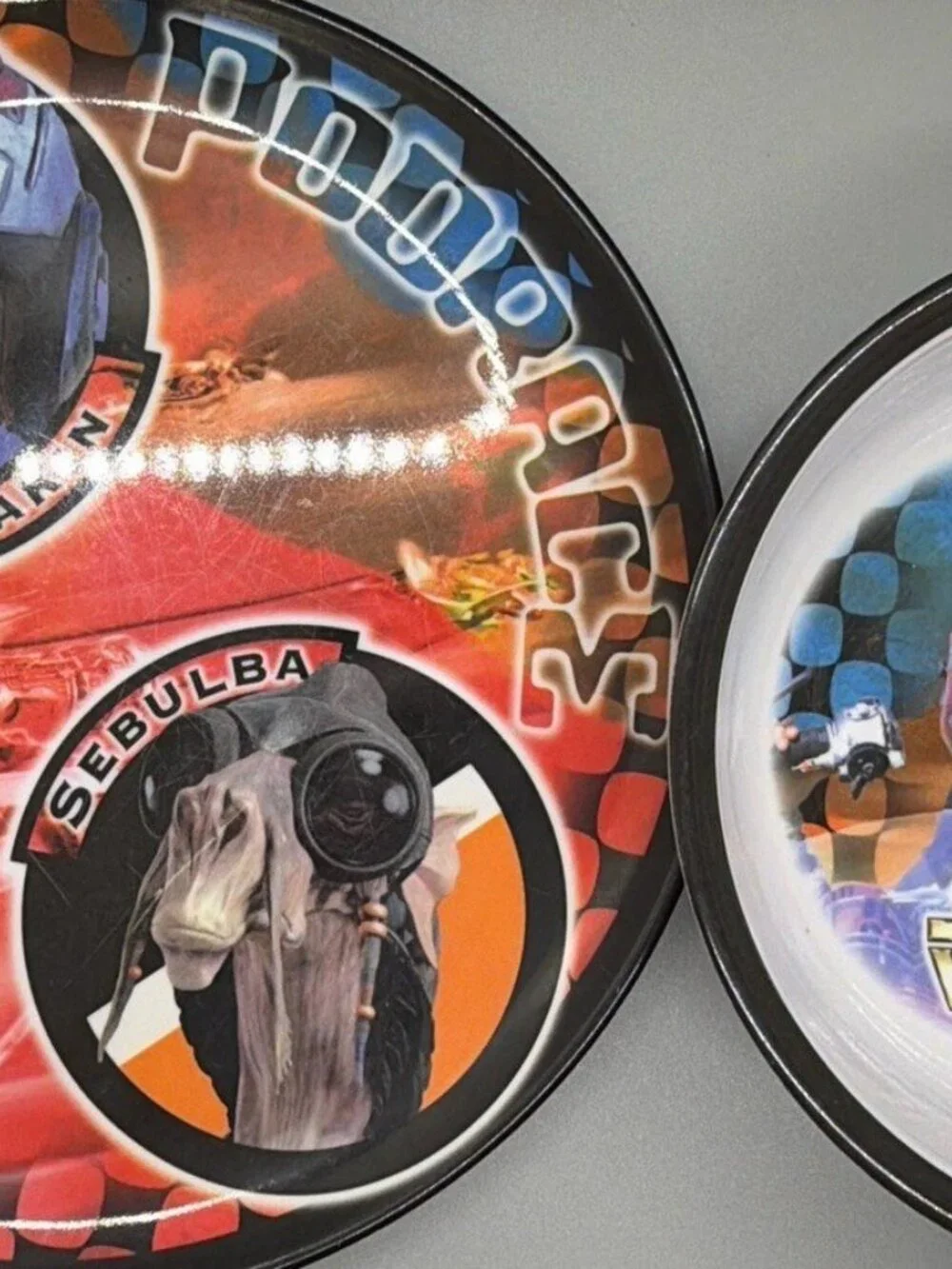 Zak Designs STAR WARS THE PHANTOM MENACE Plate and Bowl Anakin Sebulba Vintage